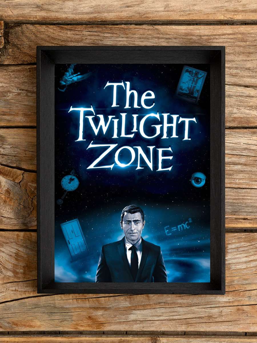 Alacakaranlık Kuşağı - The Twilight Zone Dizi Tablo Siyah Çerçeveli Dizi Poster Duvar Tablo