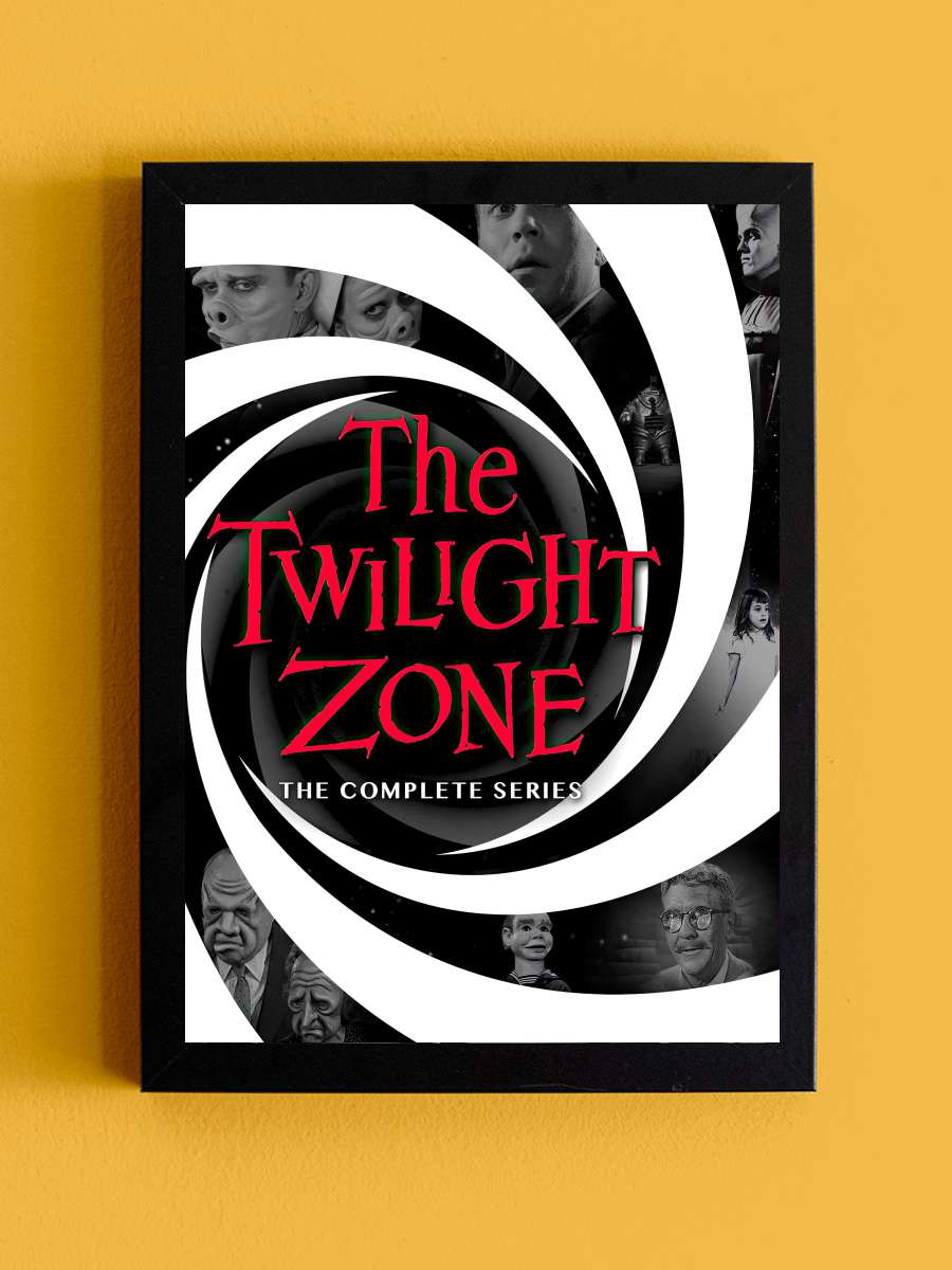 Alacakaranlık Kuşağı - The Twilight Zone Dizi Tablo Siyah Çerçeveli Dizi Poster Duvar Tablo