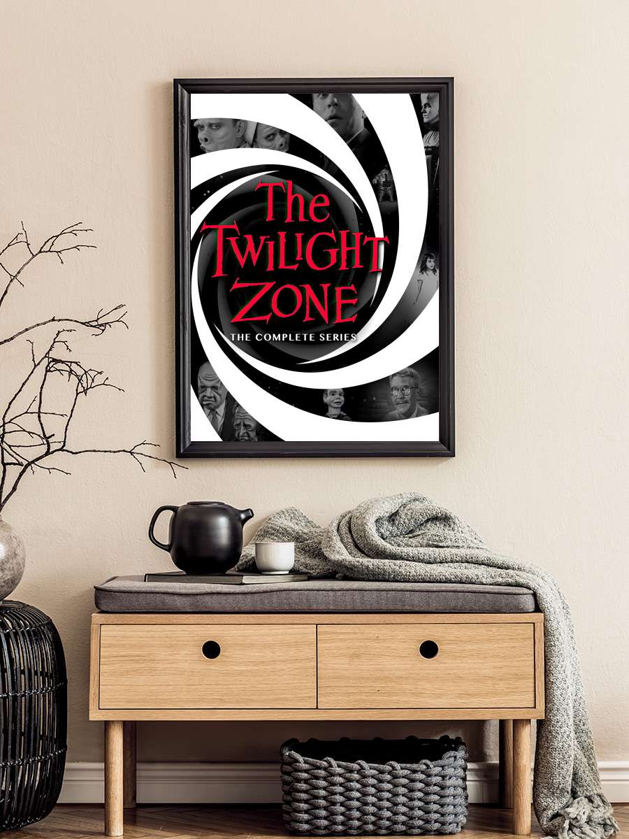 Alacakaranlık Kuşağı - The Twilight Zone Dizi Tablo Siyah Çerçeveli Dizi Poster Duvar Tablo