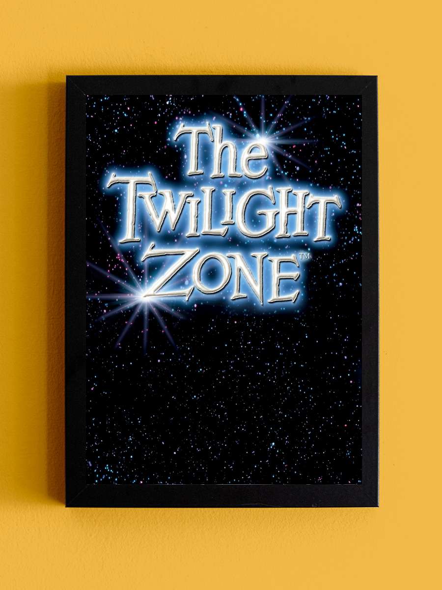 Alacakaranlık Kuşağı - The Twilight Zone Dizi Tablo Siyah Çerçeveli Dizi Poster Duvar Tablo