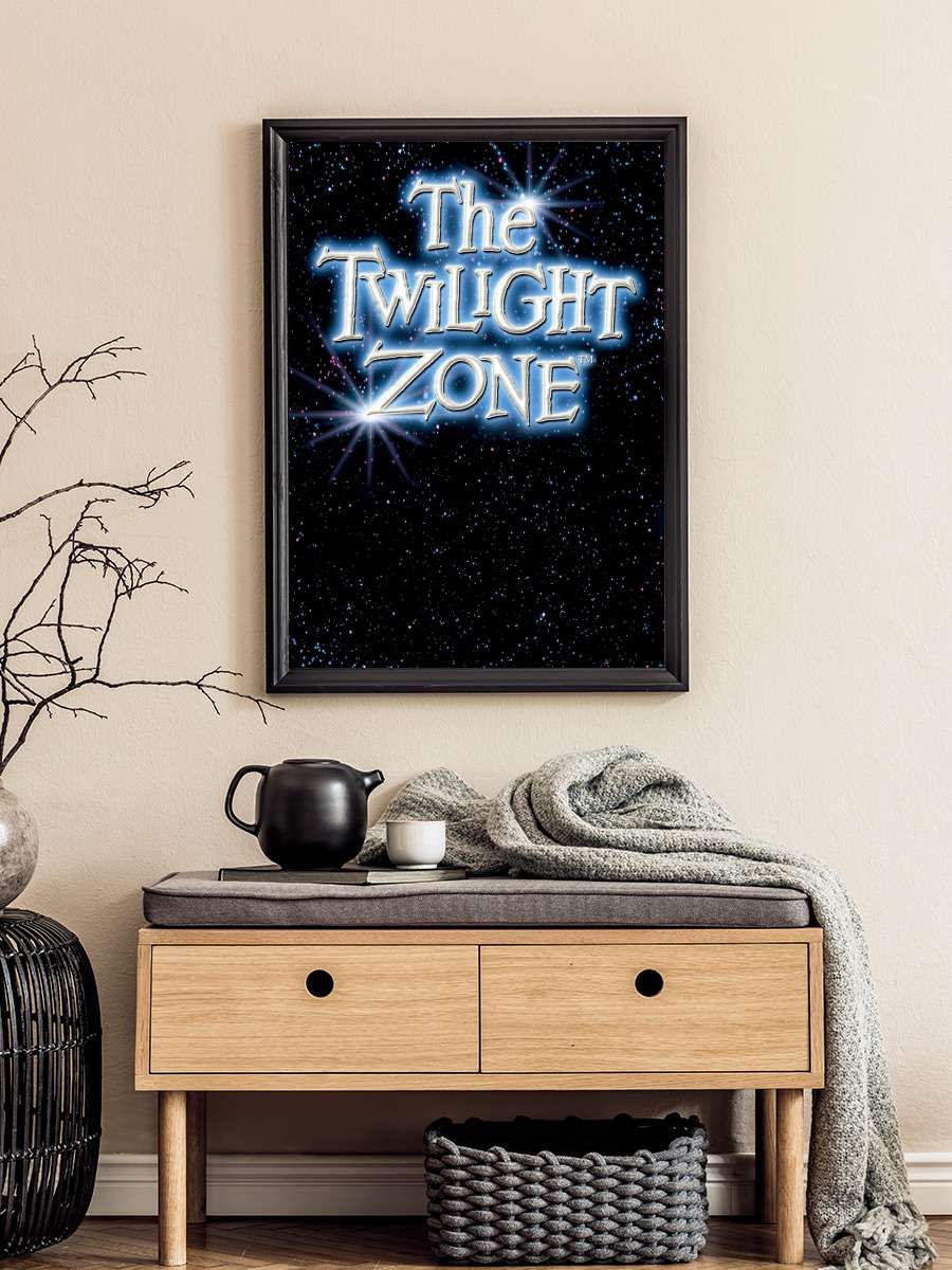 Alacakaranlık Kuşağı - The Twilight Zone Dizi Tablo Siyah Çerçeveli Dizi Poster Duvar Tablo