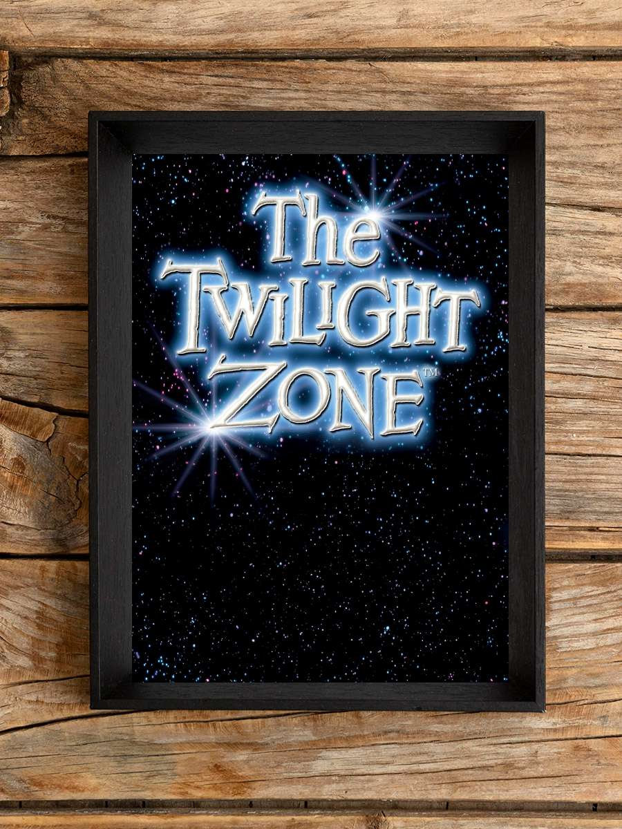 Alacakaranlık Kuşağı - The Twilight Zone Dizi Tablo Siyah Çerçeveli Dizi Poster Duvar Tablo