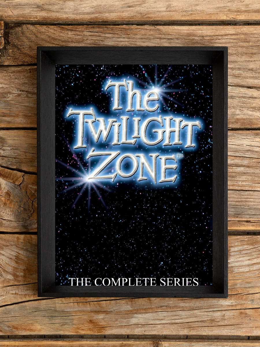 Alacakaranlık Kuşağı - The Twilight Zone Dizi Tablo Siyah Çerçeveli Dizi Poster Duvar Tablo