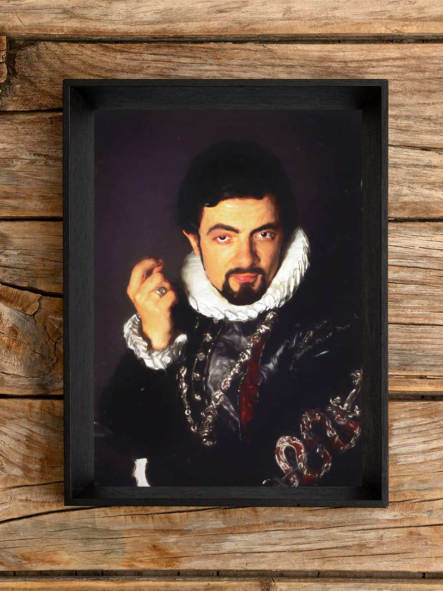 Blackadder Dizi Tablo Siyah Çerçeveli Dizi Poster Duvar Tablo