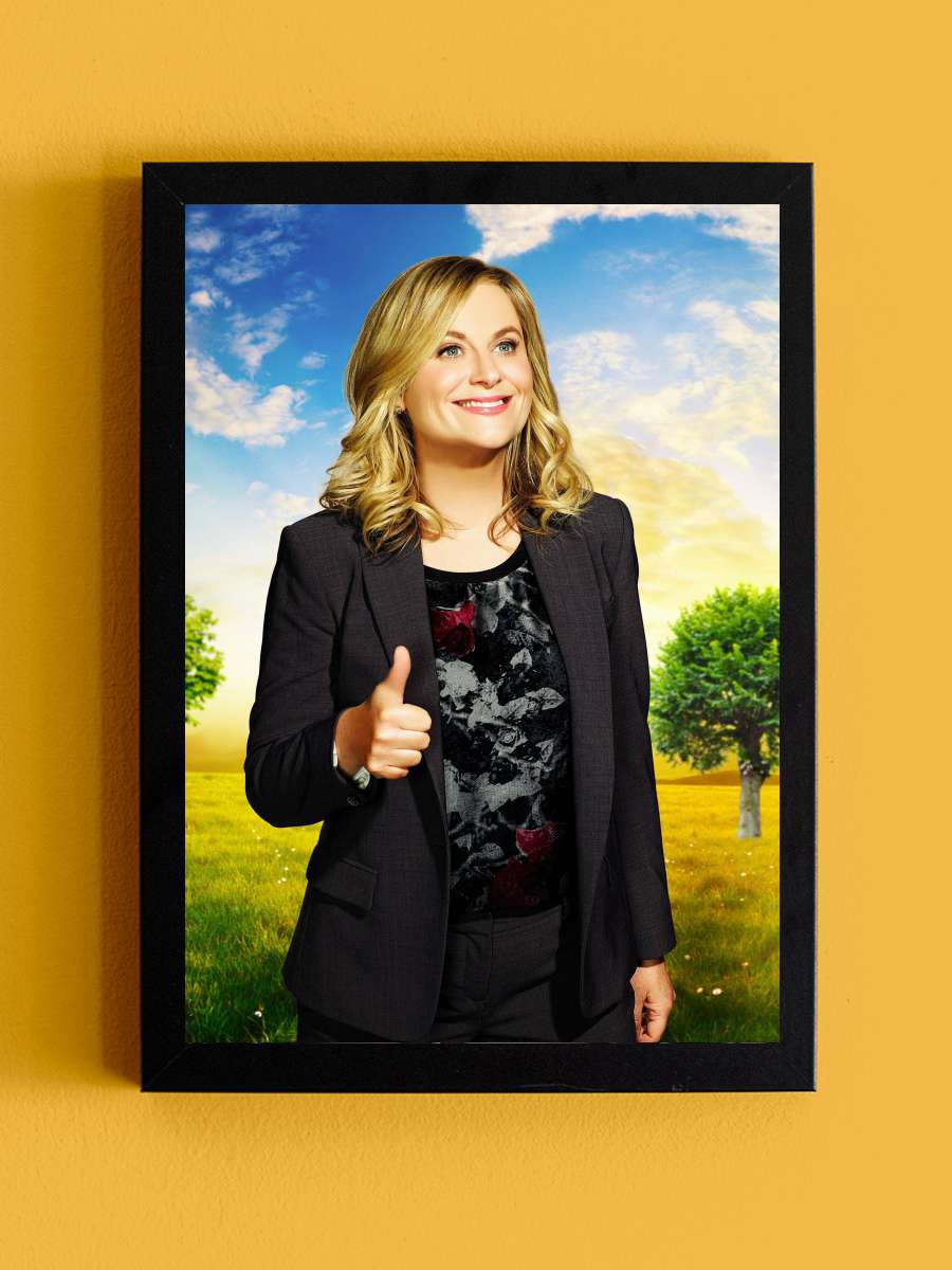 Parks and Recreation Dizi Tablo Siyah Çerçeveli Dizi Poster Duvar Tablo