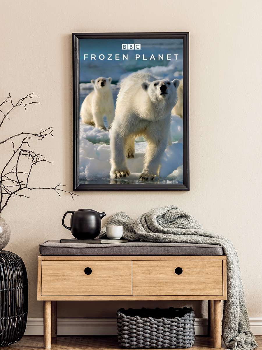 Kutuplar Atlası - Frozen Planet Dizi Tablo Siyah Çerçeveli Dizi Poster Duvar Tablo