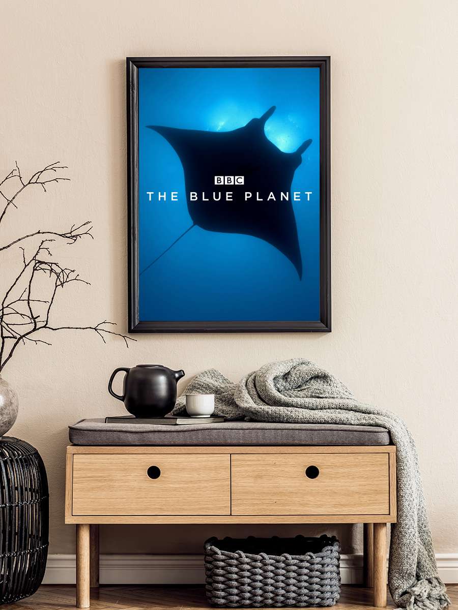 The Blue Planet Dizi Tablo Siyah Çerçeveli Dizi Poster Duvar Tablo