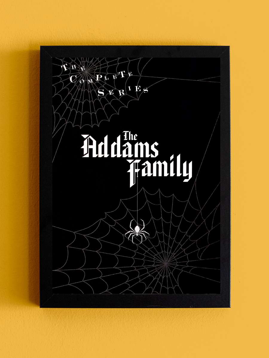 The Addams Family Dizi Tablo Siyah Çerçeveli Dizi Poster Duvar Tablo