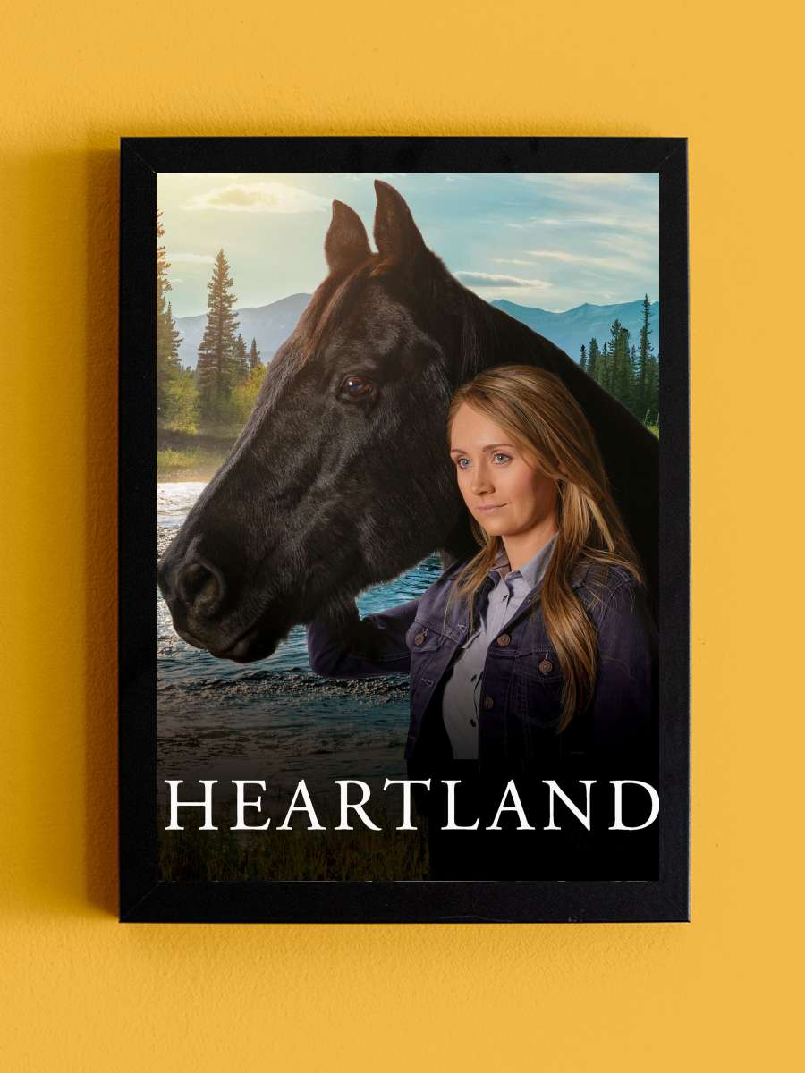 Heartland Dizi Tablo Siyah Çerçeveli Dizi Poster Duvar Tablo