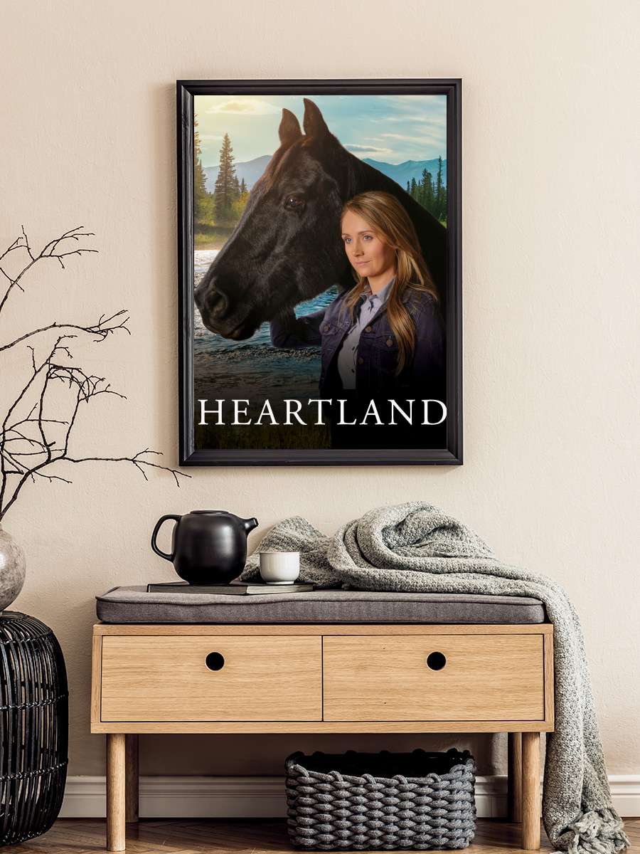 Heartland Dizi Tablo Siyah Çerçeveli Dizi Poster Duvar Tablo