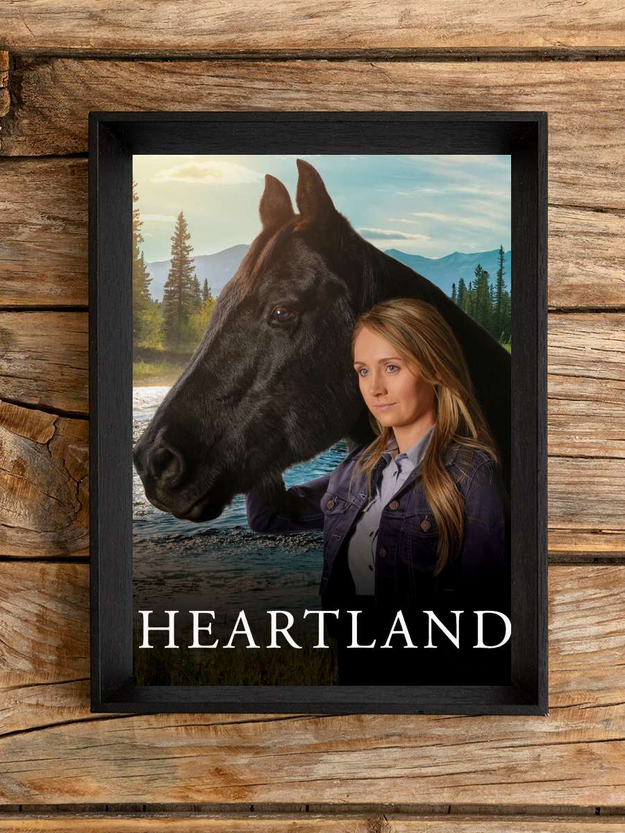 Heartland Dizi Tablo Siyah Çerçeveli Dizi Poster Duvar Tablo