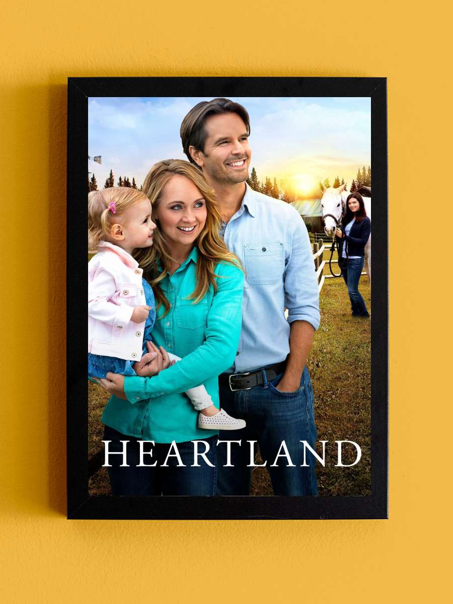 Heartland Dizi Tablo Siyah Çerçeveli Dizi Poster Duvar Tablo