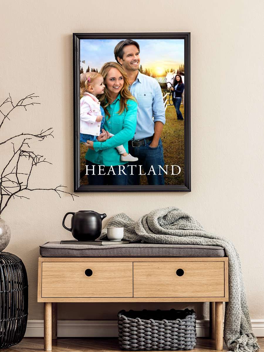 Heartland Dizi Tablo Siyah Çerçeveli Dizi Poster Duvar Tablo