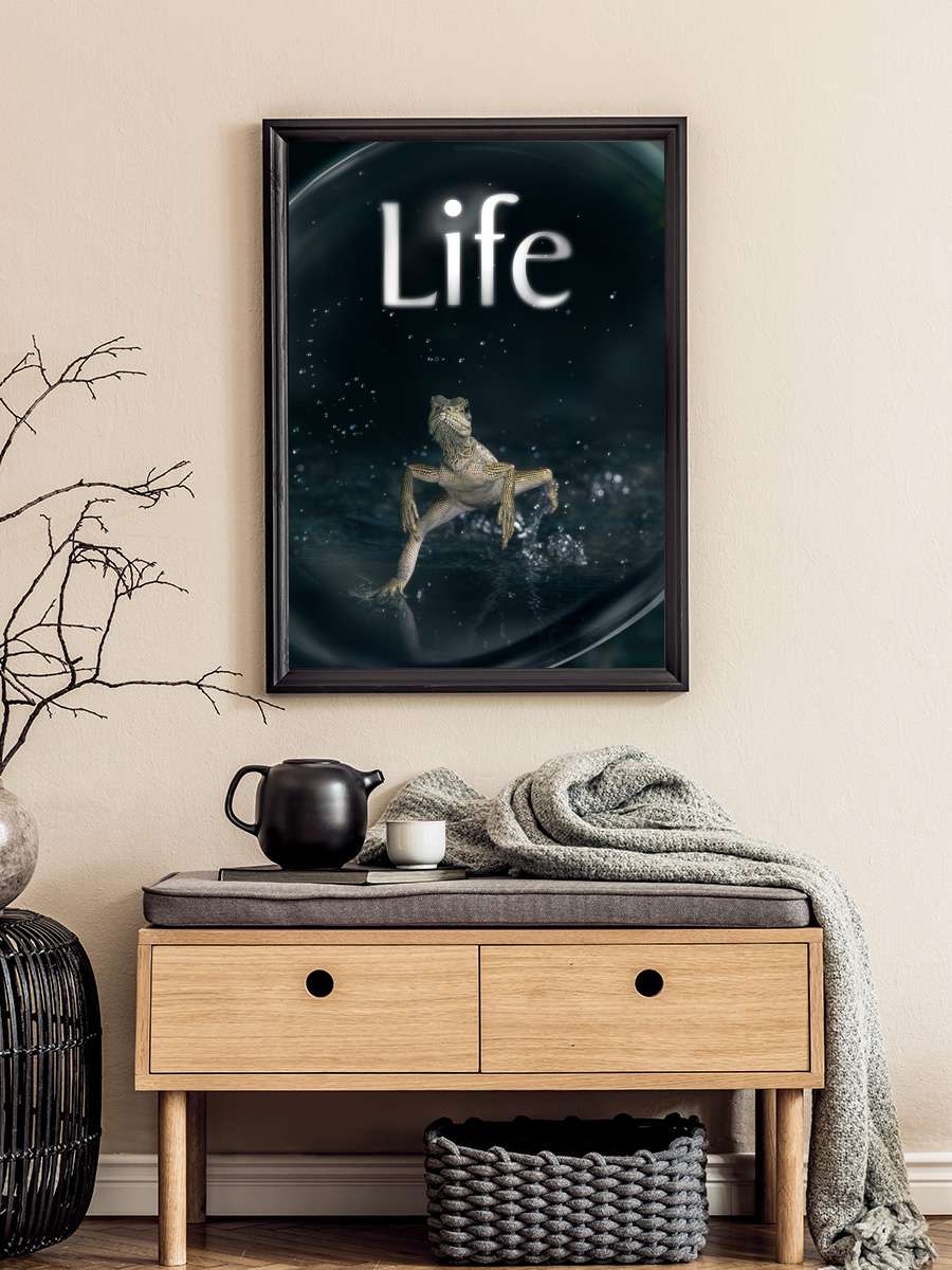 Life Dizi Tablo Siyah Çerçeveli Dizi Poster Duvar Tablo