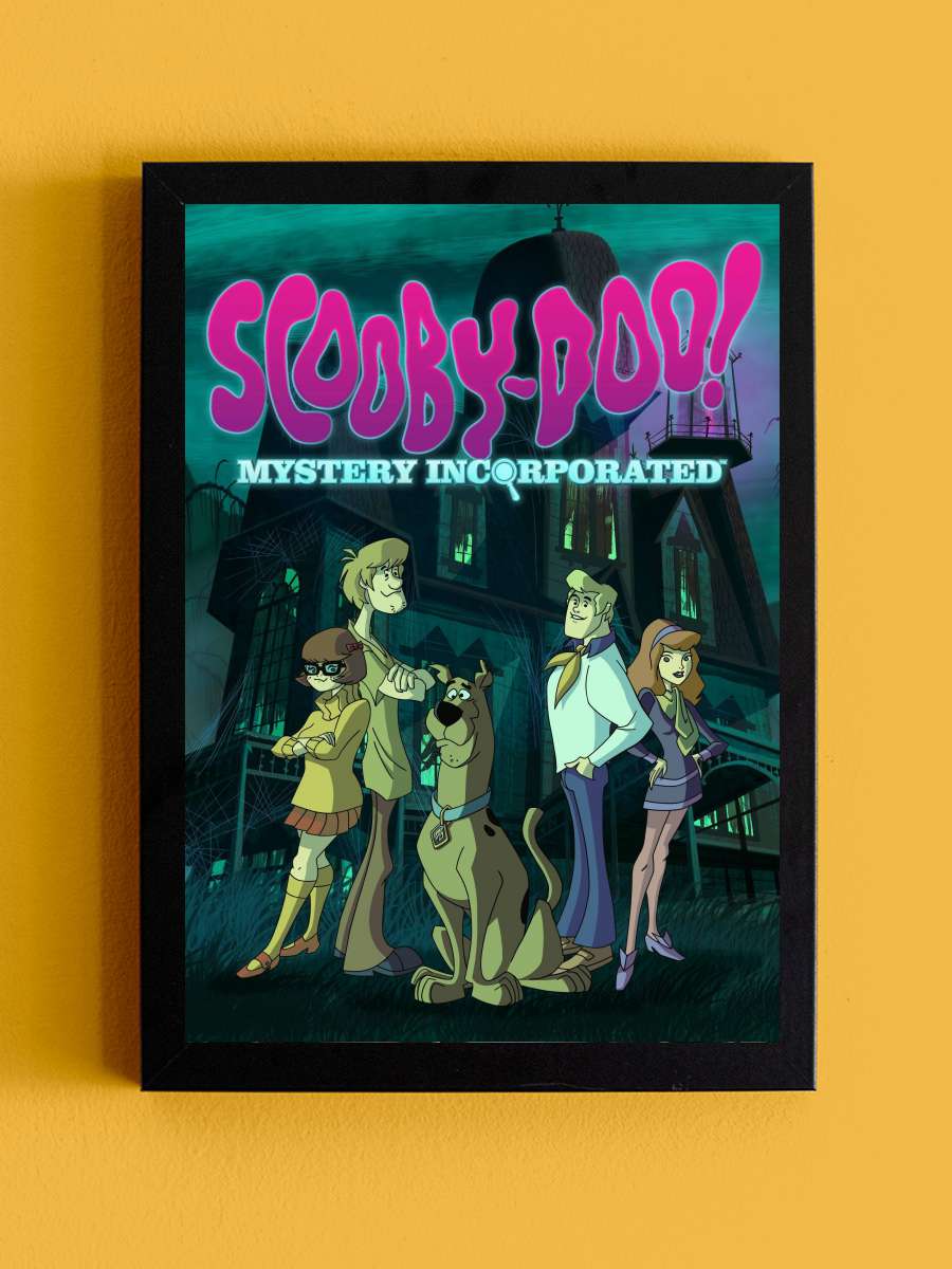 Scooby-Doo! Gizem Avcıları - Scooby-Doo! Mystery Incorporated Dizi Tablo Siyah Çerçeveli Dizi Poster Duvar Tablo