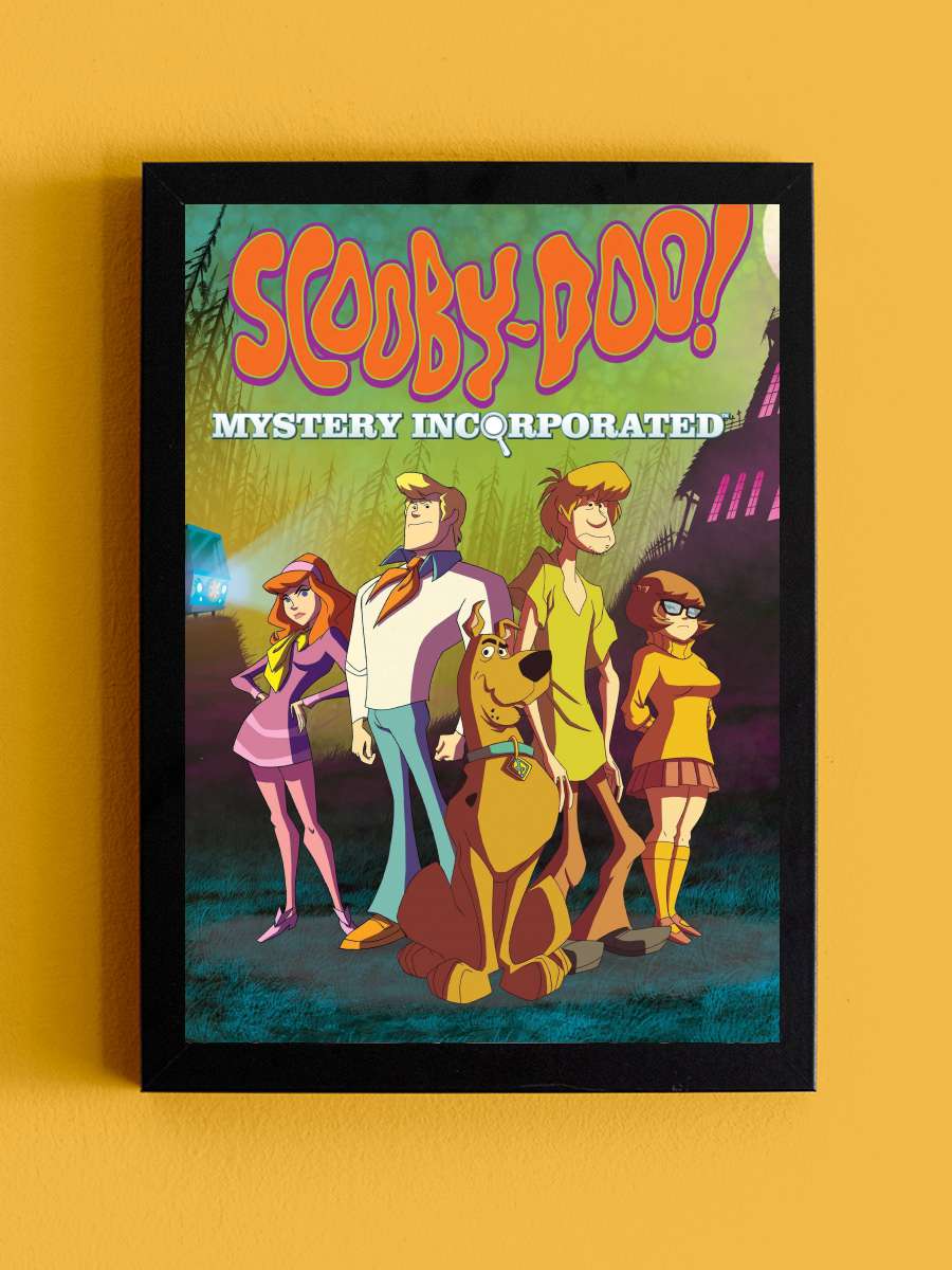 Scooby-Doo! Gizem Avcıları - Scooby-Doo! Mystery Incorporated Dizi Tablo Siyah Çerçeveli Dizi Poster Duvar Tablo