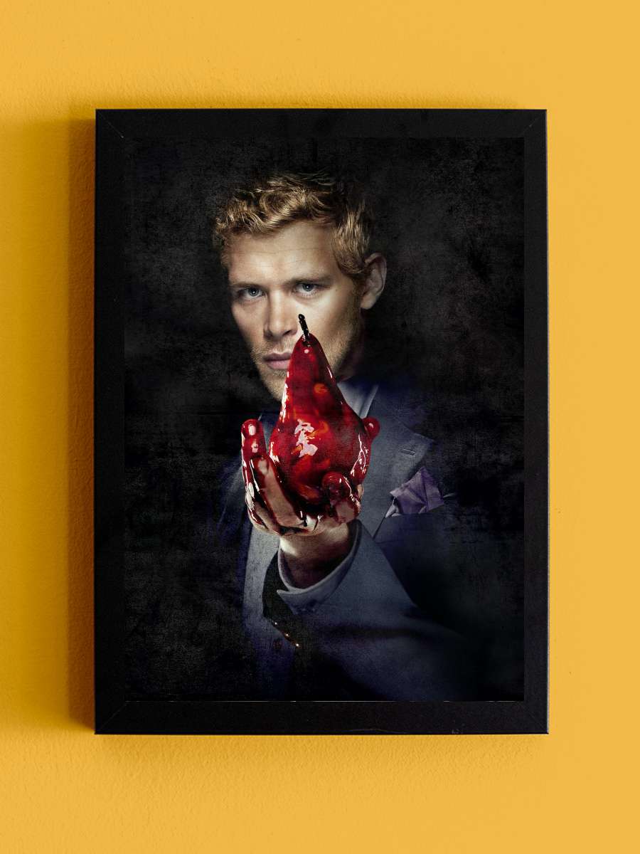 The Vampire Diaries Dizi Tablo Siyah Çerçeveli Dizi Poster Duvar Tablo