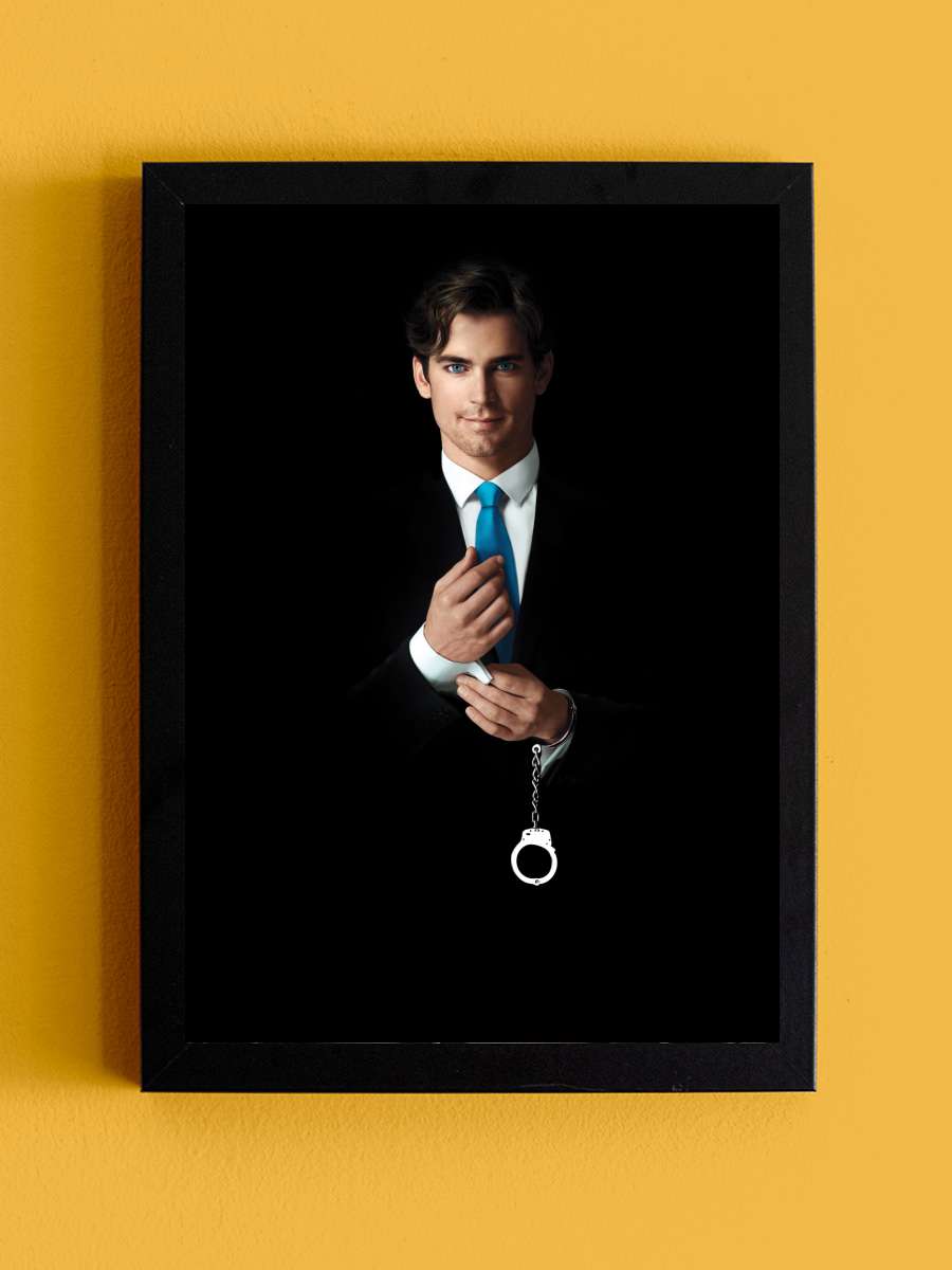 White Collar Dizi Tablo Siyah Çerçeveli Dizi Poster Duvar Tablo