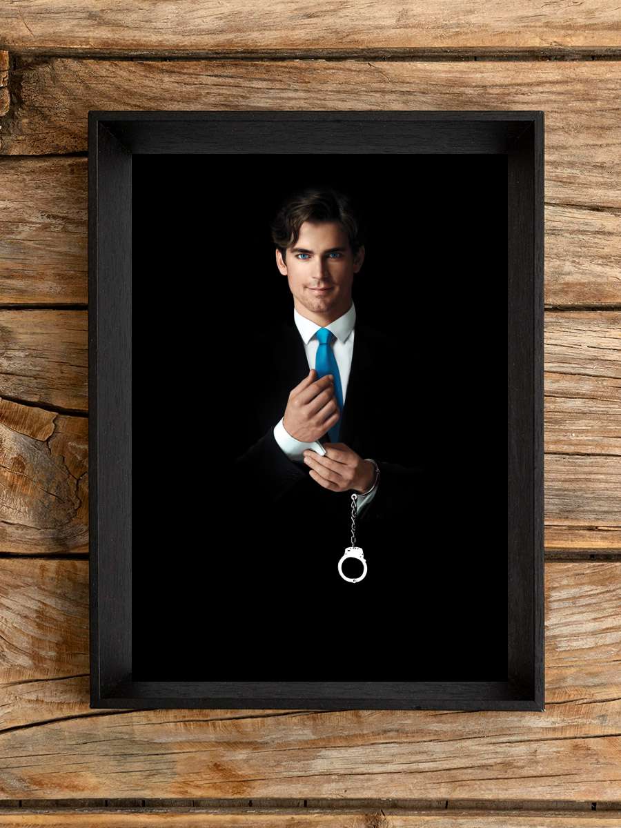 White Collar Dizi Tablo Siyah Çerçeveli Dizi Poster Duvar Tablo