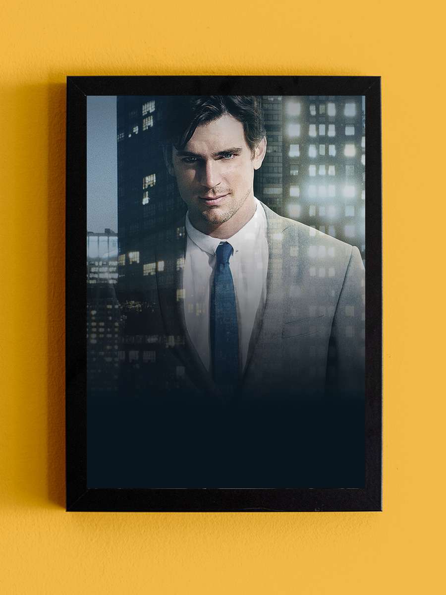 White Collar Dizi Tablo Siyah Çerçeveli Dizi Poster Duvar Tablo