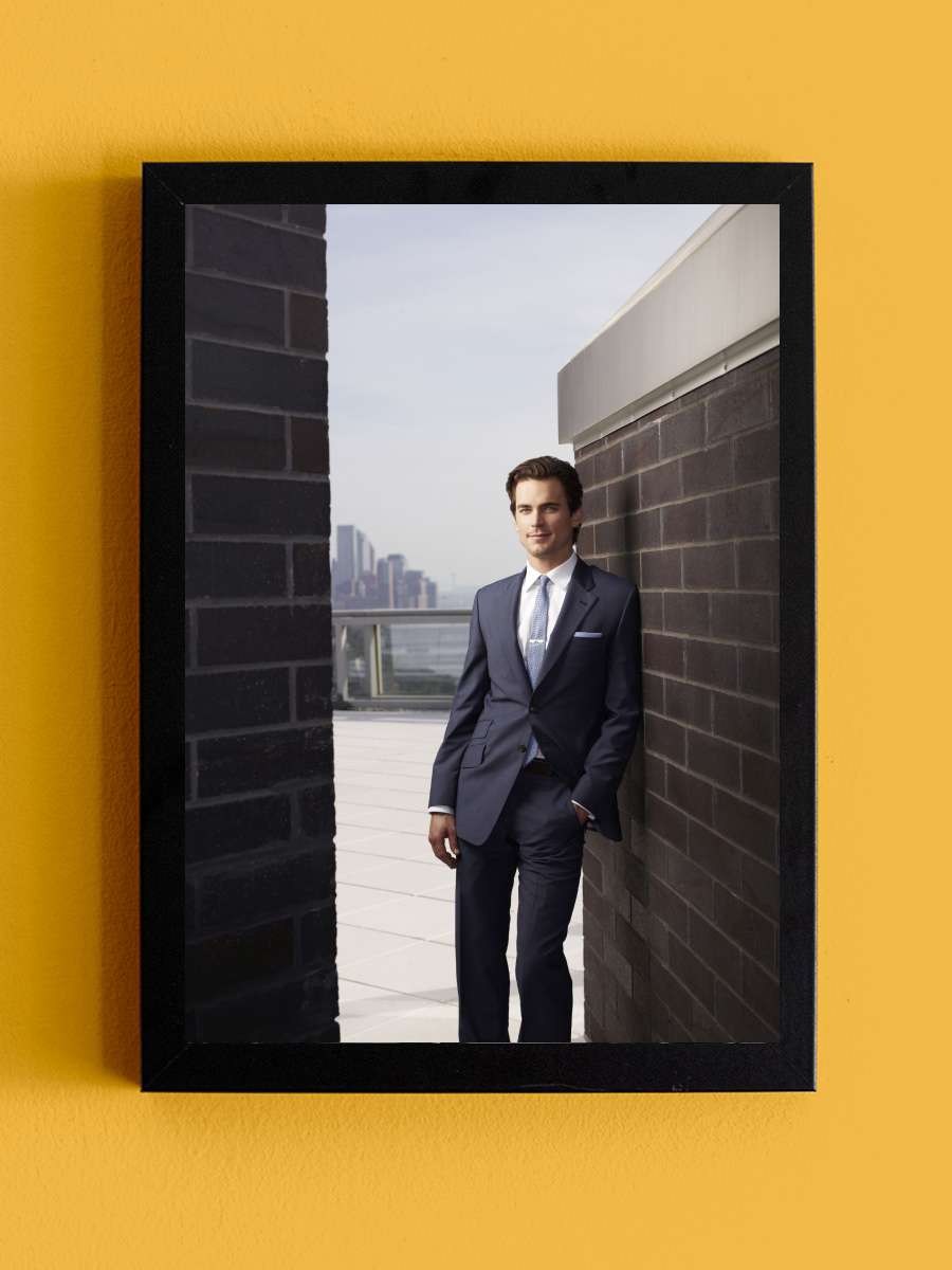 White Collar Dizi Tablo Siyah Çerçeveli Dizi Poster Duvar Tablo