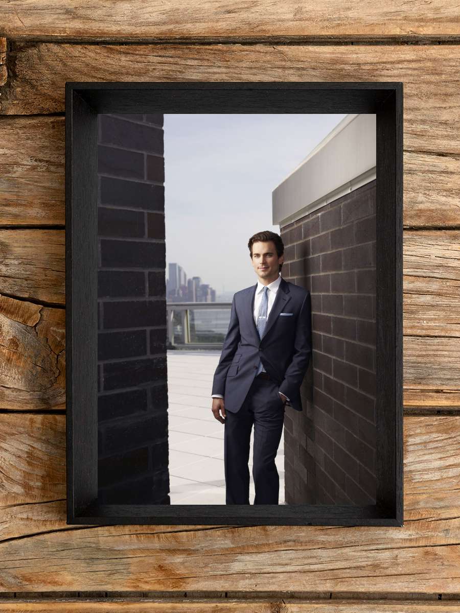 White Collar Dizi Tablo Siyah Çerçeveli Dizi Poster Duvar Tablo