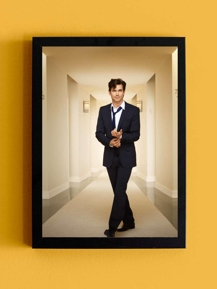 White Collar Dizi Tablo Siyah Çerçeveli Dizi Poster Duvar Tablo