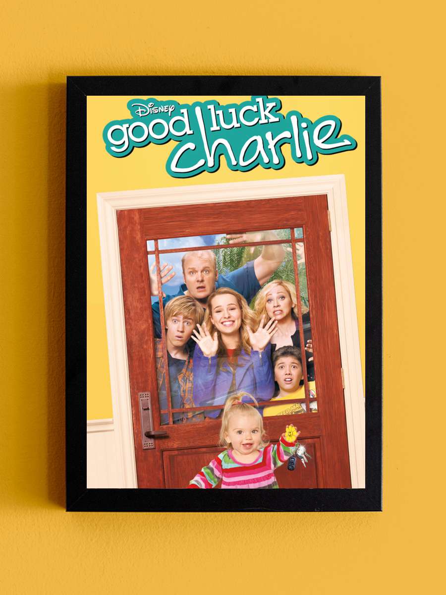 İyi Şanslar Charlie - Good Luck Charlie Dizi Tablo Siyah Çerçeveli Dizi Poster Duvar Tablo