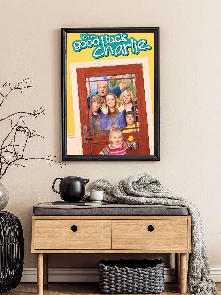 İyi Şanslar Charlie - Good Luck Charlie Dizi Tablo Siyah Çerçeveli Dizi Poster Duvar Tablo