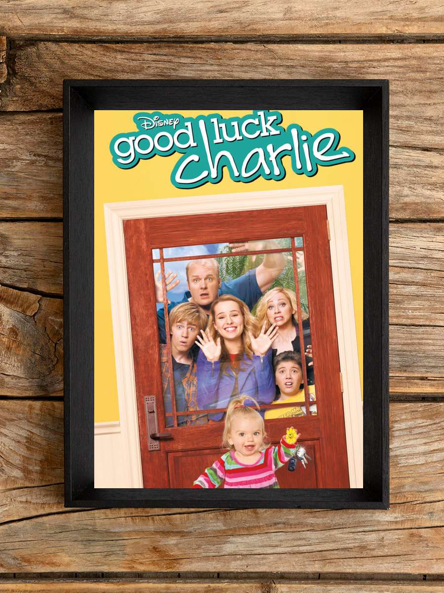 İyi Şanslar Charlie - Good Luck Charlie Dizi Tablo Siyah Çerçeveli Dizi Poster Duvar Tablo