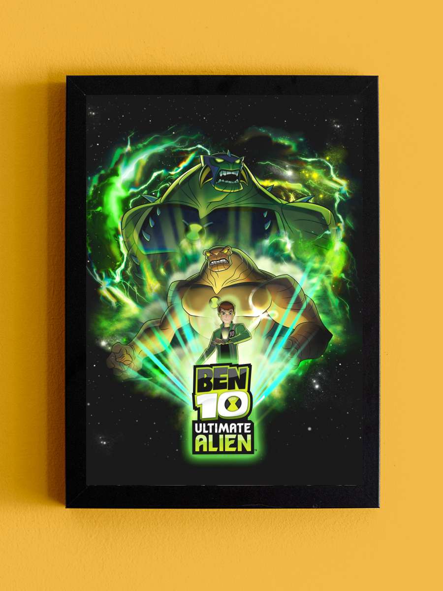 Ben 10: Ultimate Alien Dizi Tablo Siyah Çerçeveli Dizi Poster Duvar Tablo