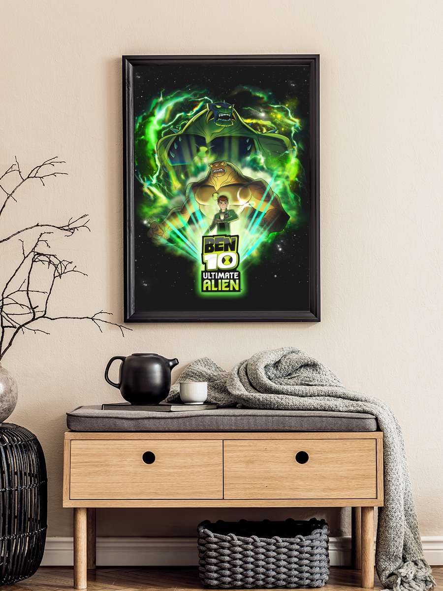 Ben 10: Ultimate Alien Dizi Tablo Siyah Çerçeveli Dizi Poster Duvar Tablo