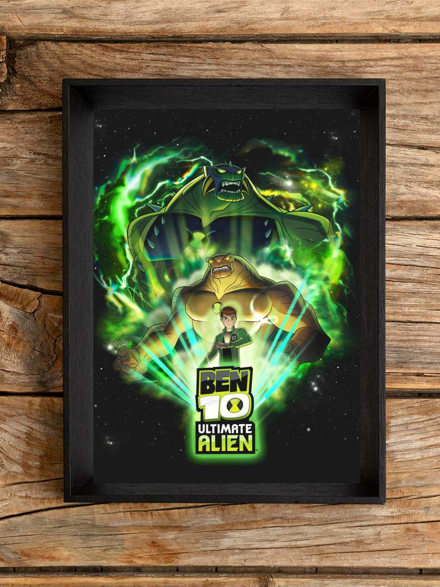 Ben 10: Ultimate Alien Dizi Tablo Siyah Çerçeveli Dizi Poster Duvar Tablo