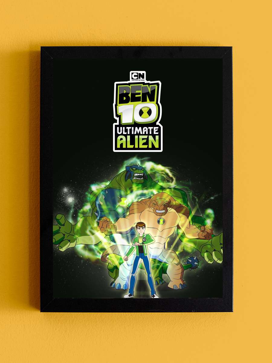 Ben 10: Ultimate Alien Dizi Tablo Siyah Çerçeveli Dizi Poster Duvar Tablo