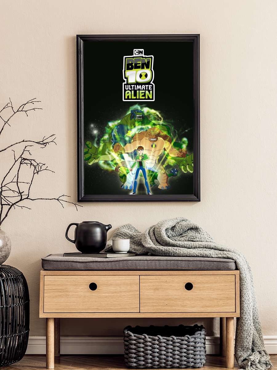 Ben 10: Ultimate Alien Dizi Tablo Siyah Çerçeveli Dizi Poster Duvar Tablo