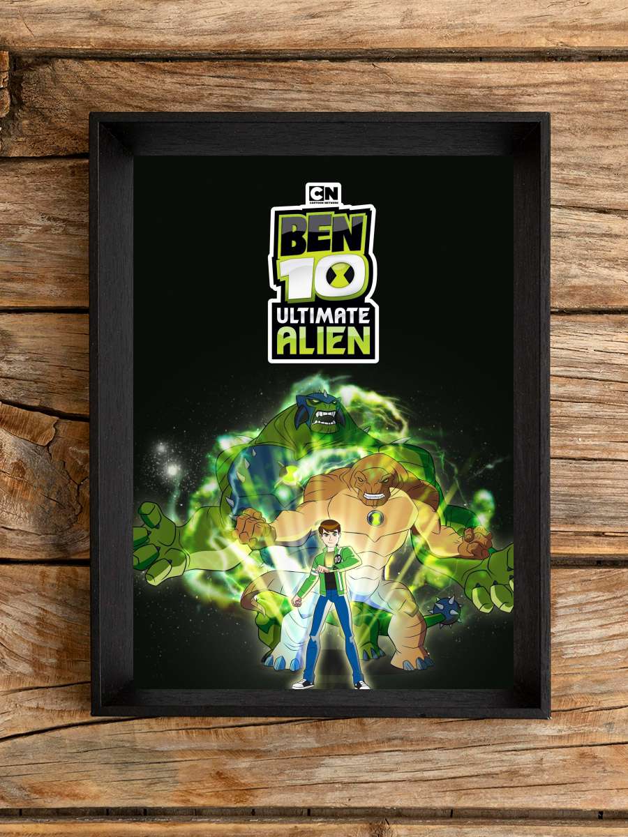 Ben 10: Ultimate Alien Dizi Tablo Siyah Çerçeveli Dizi Poster Duvar Tablo