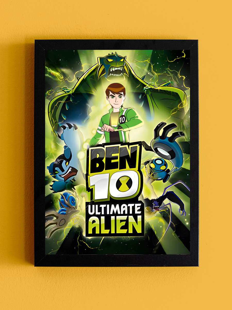 Ben 10: Ultimate Alien Dizi Tablo Siyah Çerçeveli Dizi Poster Duvar Tablo