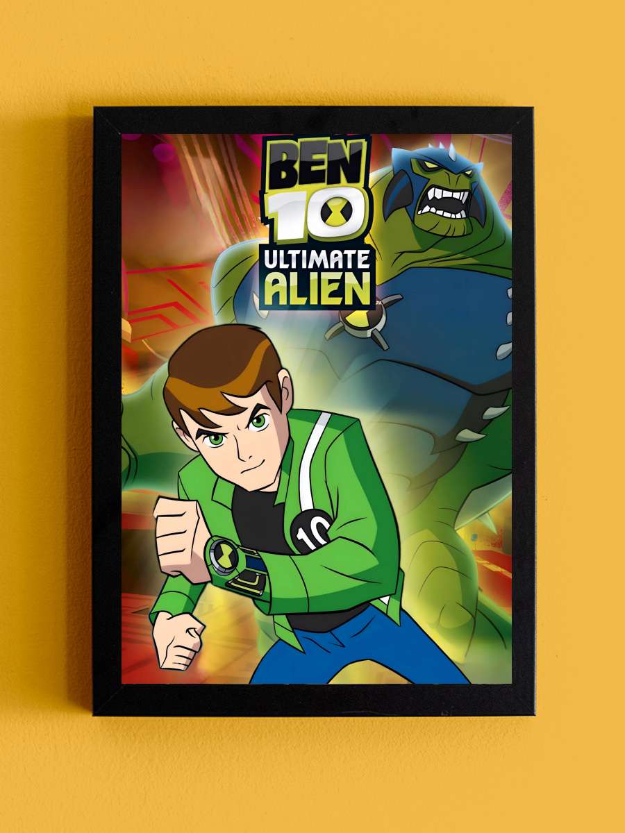 Ben 10: Ultimate Alien Dizi Tablo Siyah Çerçeveli Dizi Poster Duvar Tablo