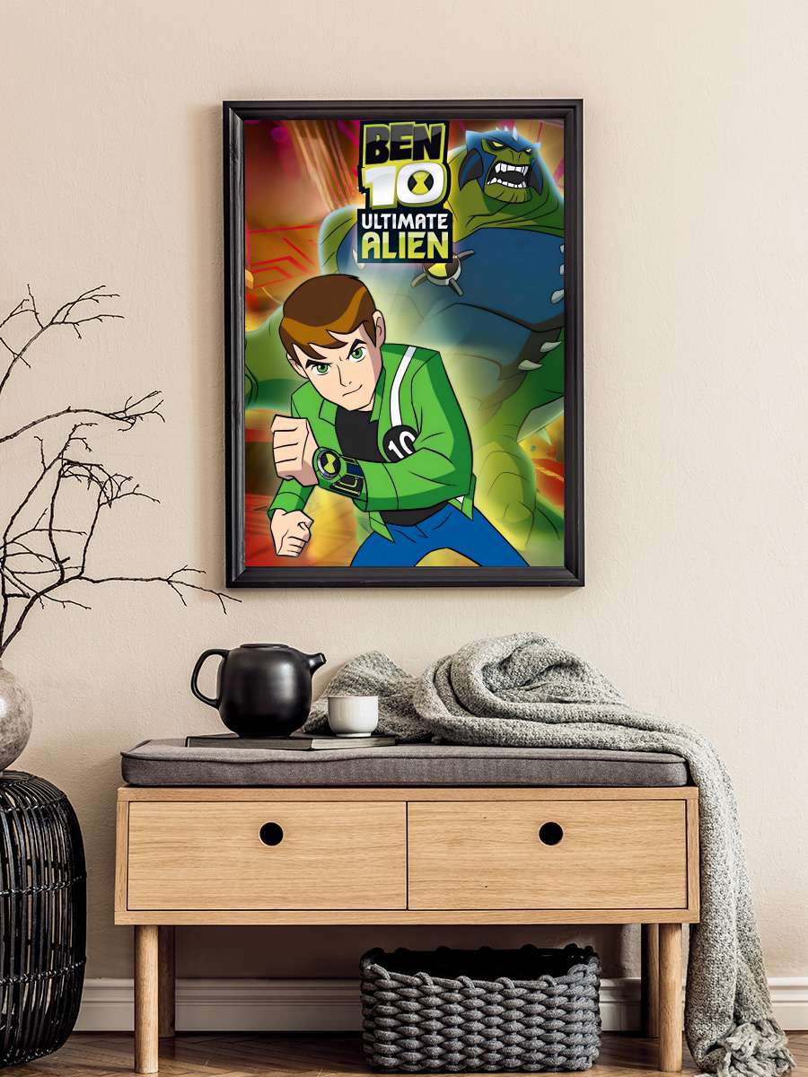 Ben 10: Ultimate Alien Dizi Tablo Siyah Çerçeveli Dizi Poster Duvar Tablo