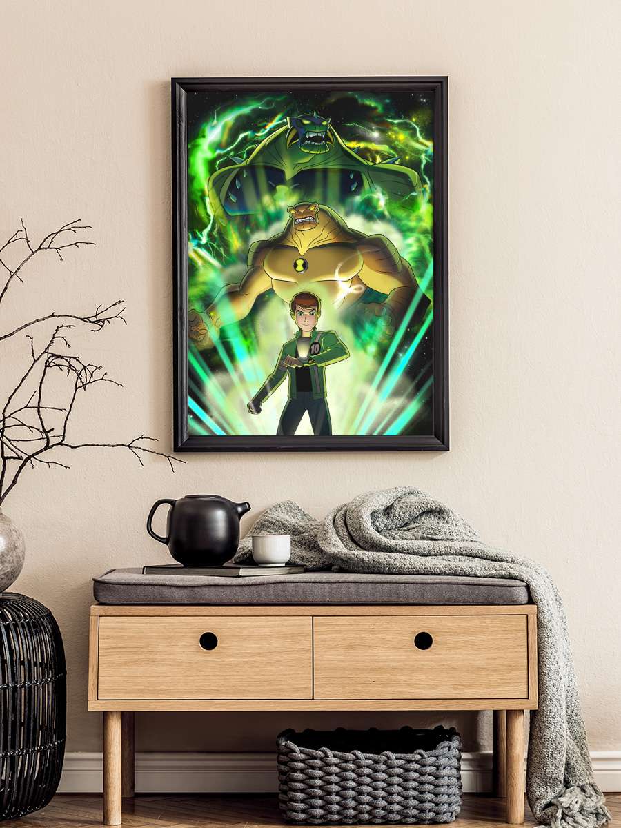 Ben 10: Ultimate Alien Dizi Tablo Siyah Çerçeveli Dizi Poster Duvar Tablo