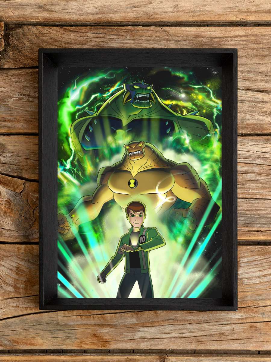 Ben 10: Ultimate Alien Dizi Tablo Siyah Çerçeveli Dizi Poster Duvar Tablo