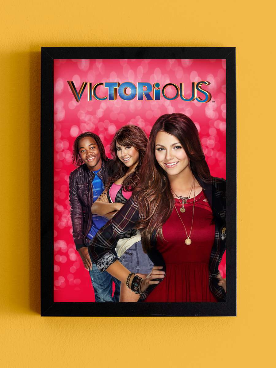 Victorious Dizi Tablo Siyah Çerçeveli Dizi Poster Duvar Tablo