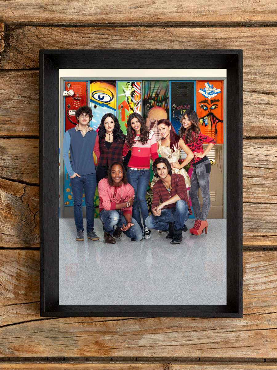 Victorious Dizi Tablo Siyah Çerçeveli Dizi Poster Duvar Tablo