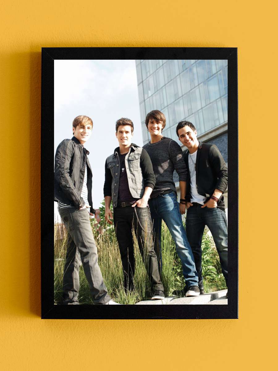 Big Time Rush Dizi Tablo Siyah Çerçeveli Dizi Poster Duvar Tablo