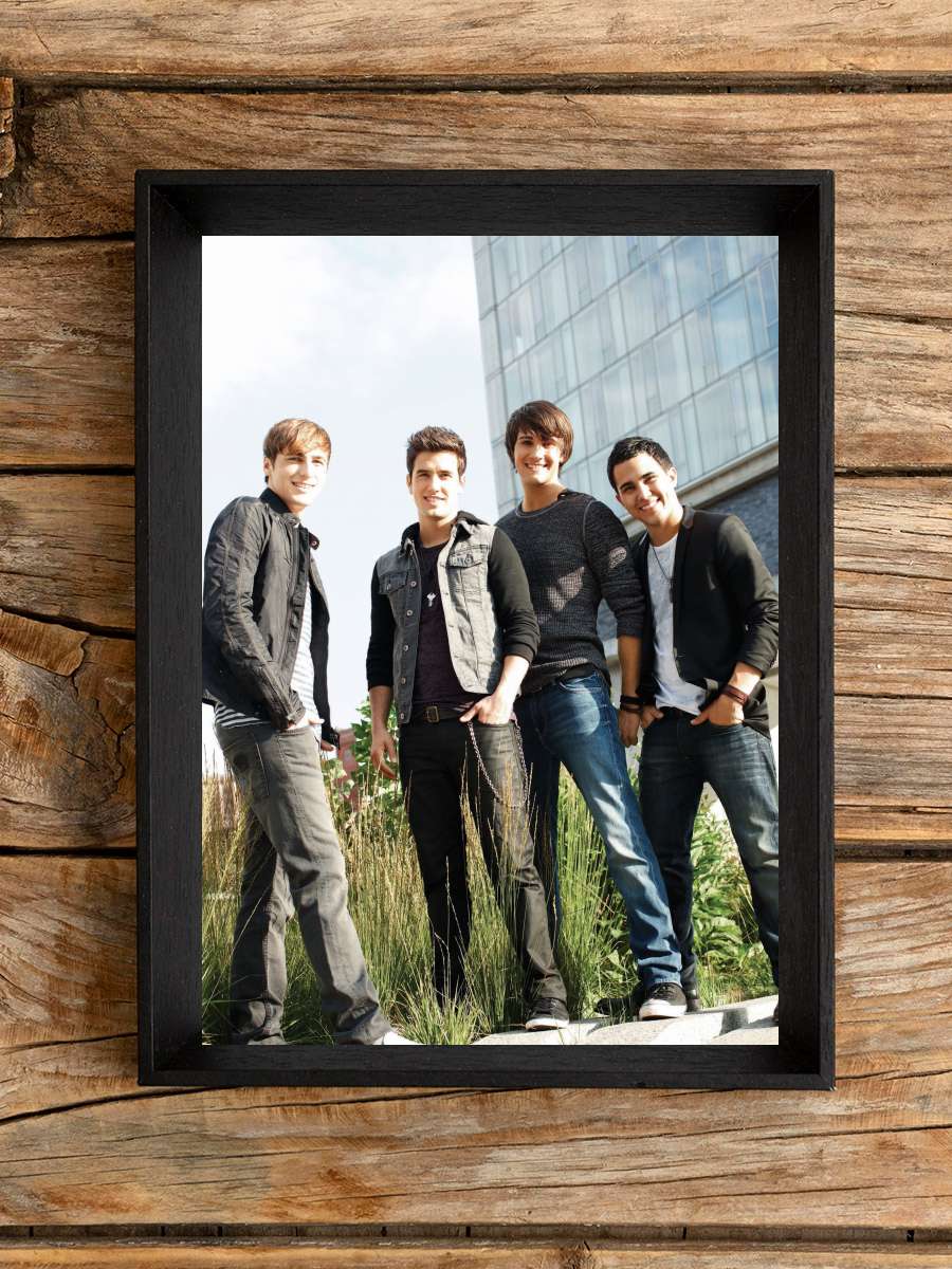 Big Time Rush Dizi Tablo Siyah Çerçeveli Dizi Poster Duvar Tablo