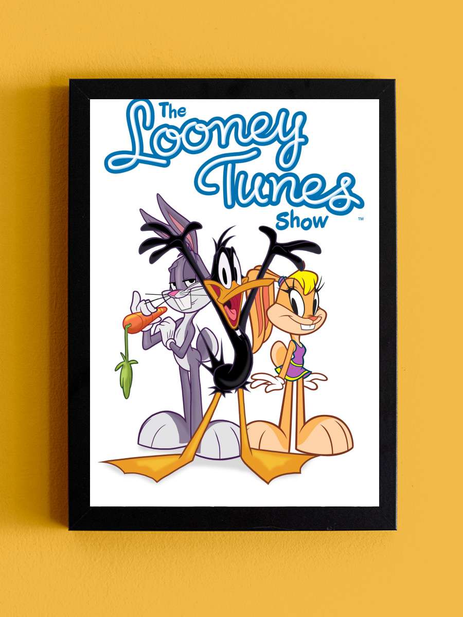 The Looney Tunes Show Dizi Tablo Siyah Çerçeveli Dizi Poster Duvar Tablo