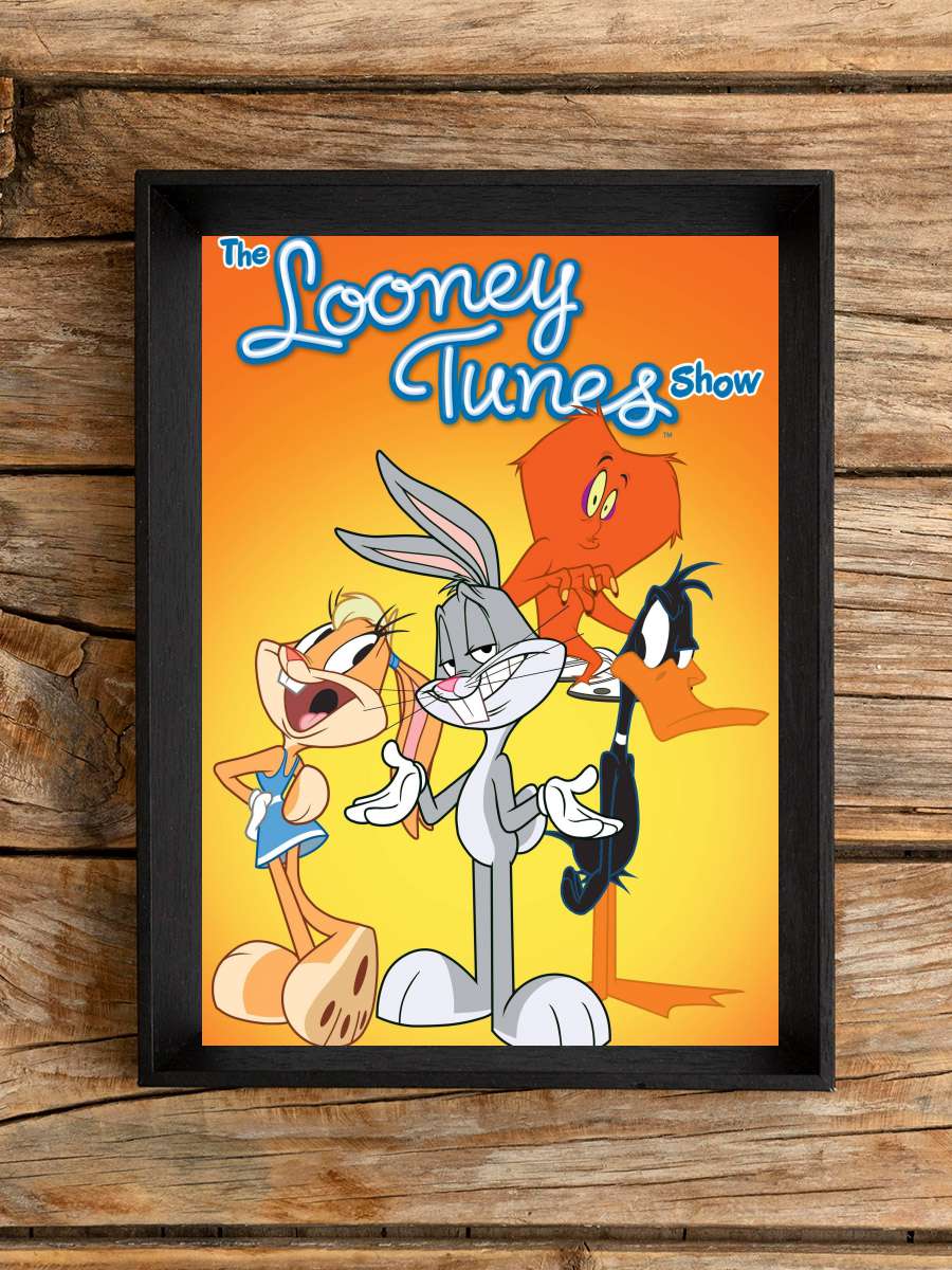 The Looney Tunes Show Dizi Tablo Siyah Çerçeveli Dizi Poster Duvar Tablo