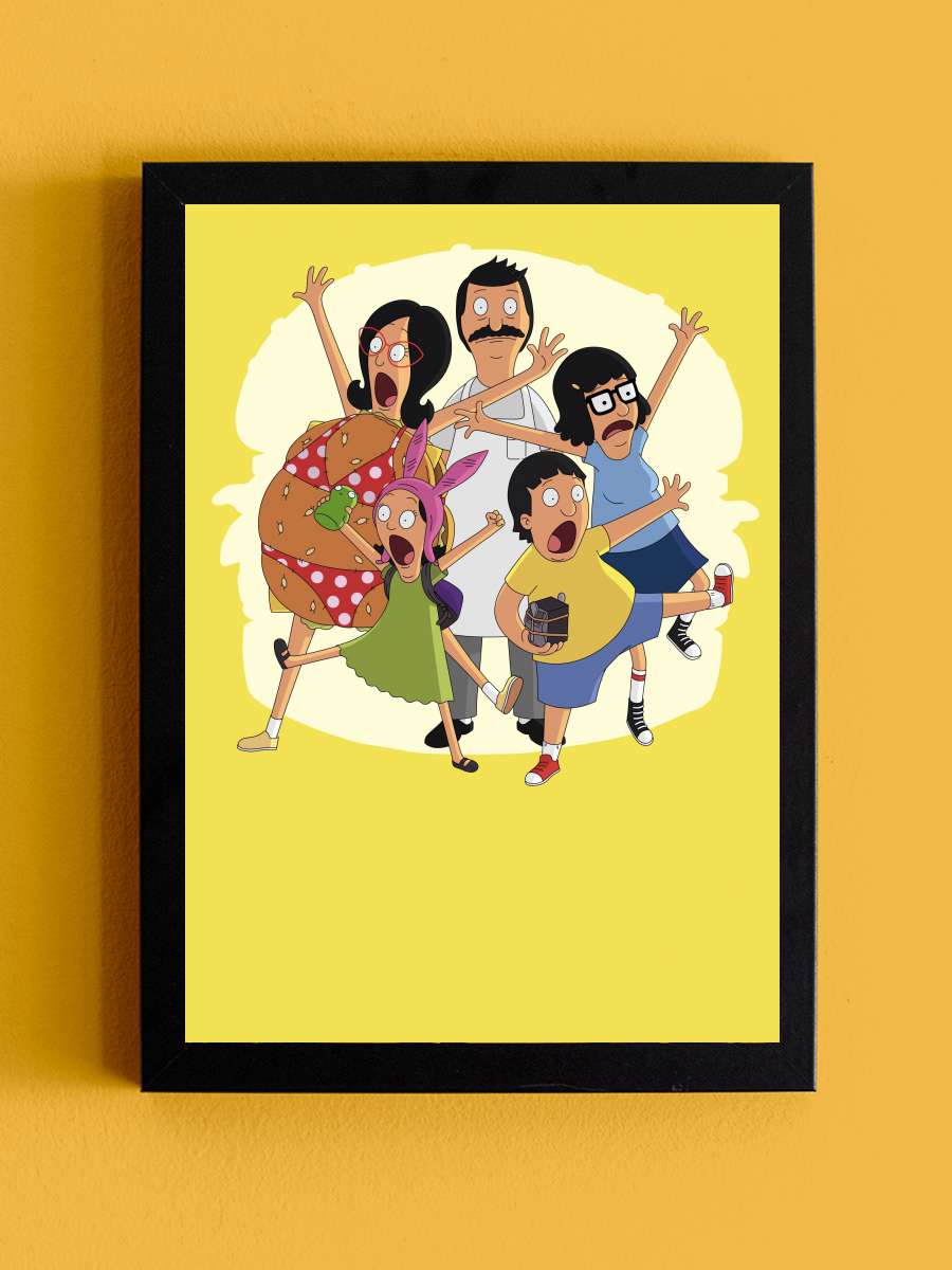 Bob's Burgers Dizi Tablo Siyah Çerçeveli Dizi Poster Duvar Tablo