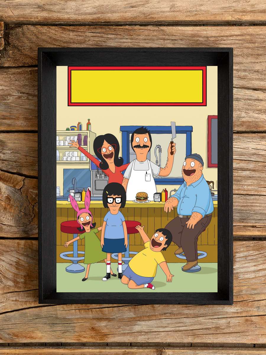 Bob's Burgers Dizi Tablo Siyah Çerçeveli Dizi Poster Duvar Tablo