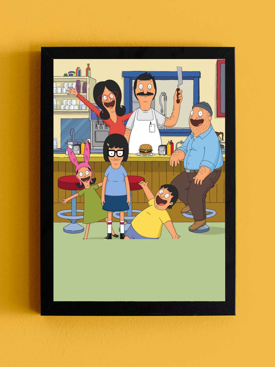 Bob's Burgers Dizi Tablo Siyah Çerçeveli Dizi Poster Duvar Tablo